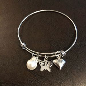 Butterfly Bangle Bracelet